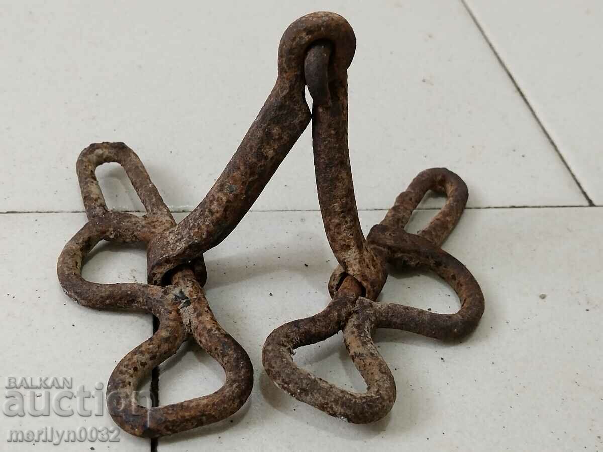 Old wrought bridle bridle wrought iron, harness - 5 Old wrought bridle bridle wrought iron, harness - 5