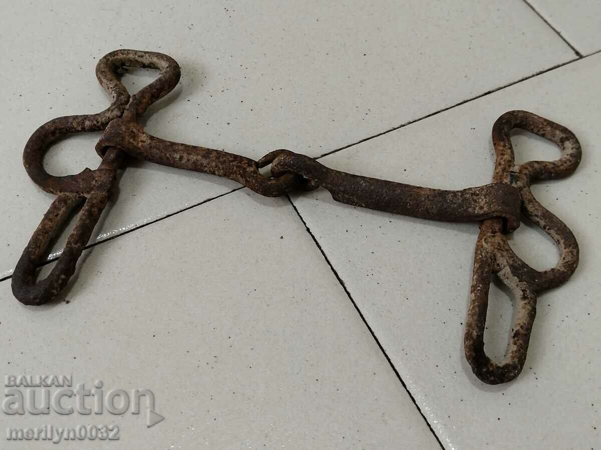 Old wrought bridle bridle wrought iron, harness - 6 Old wrought bridle bridle wrought iron, harness - 6
