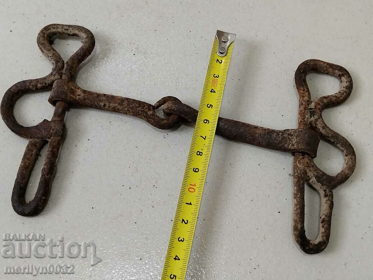 Old wrought bridle bridle wrought iron, harness - 7 Old wrought bridle bridle wrought iron, harness - 7