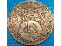 20 grains Tari 1684 Italy Kingdom of Naples Carlo II silver