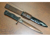 Yugoslavian Serbian bayonet knife for M56 submachine gun with loop.