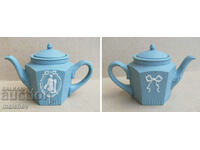 Wedgwood Jasperware decorative porcelain teapot