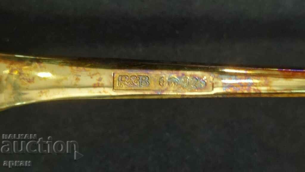 ROBBE BERKING silver spoon 0.925 enamel - 7 ROBBE BERKING silver spoon 0.925 enamel - 7