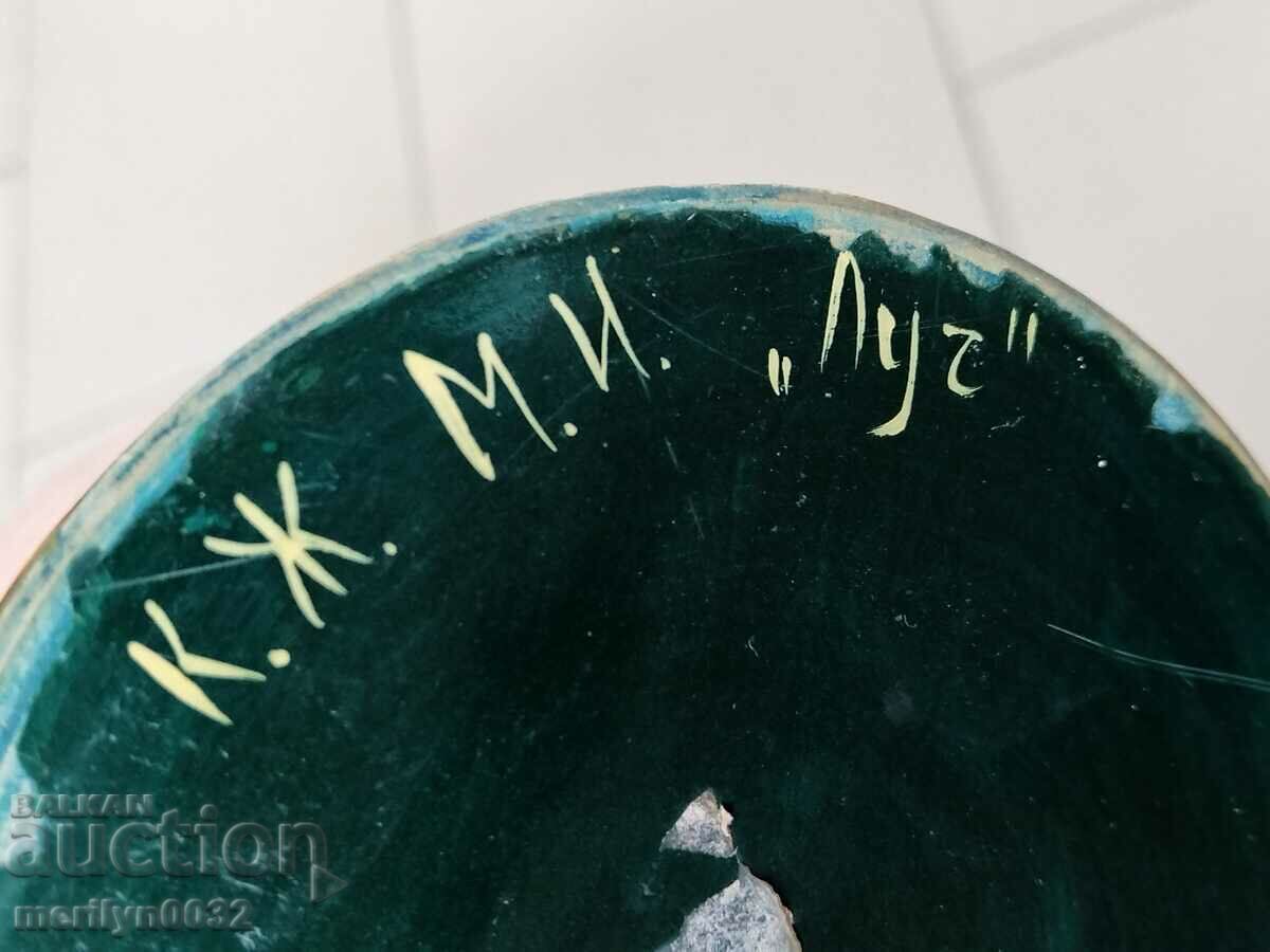 Παιδικό παιχνίδι ζωγραφισμένη στο χέρι κούκλα μεγάλη matryoshka USSR - 6