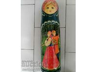 Children's toy hand painted doll large matryoshka USSR