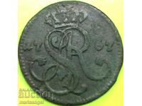 Polonia 1 grosz 1767 Stanislaus II Cracovia