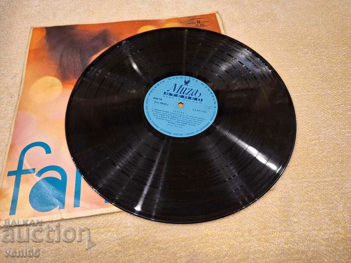 Gramophone record - Farida with price 4.00 BGN | € 2.05