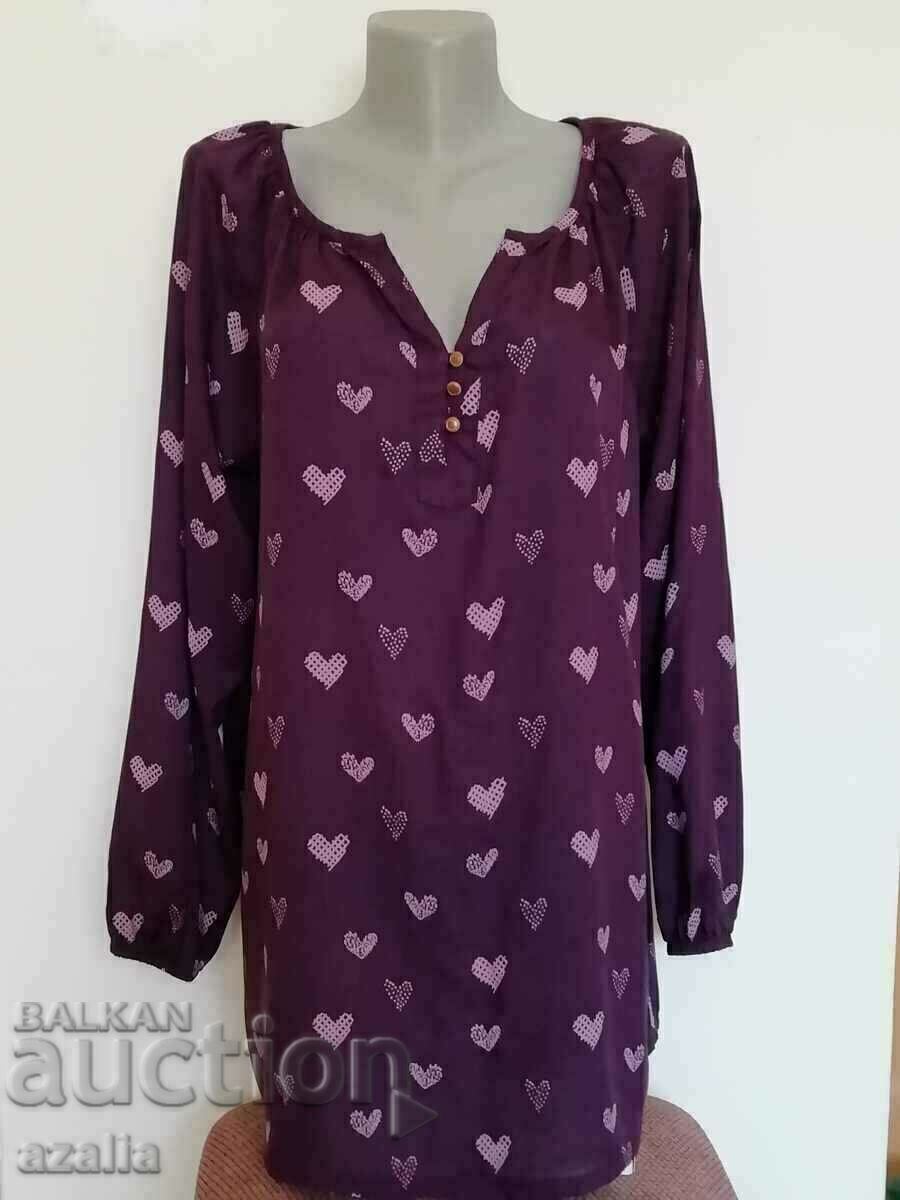 Purple women's tunic