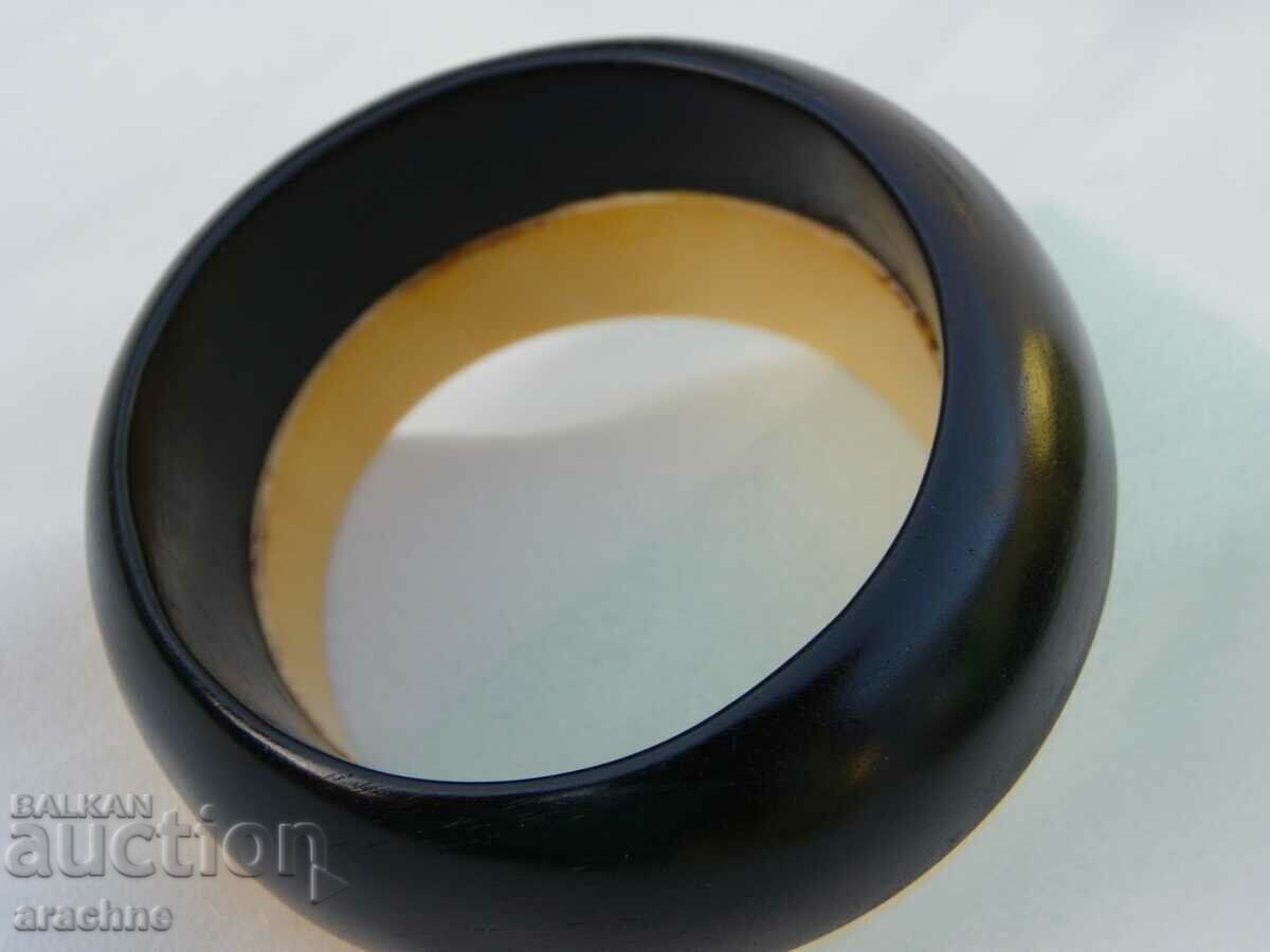 Clasic!-abanos și fildeș într-o singură brățară cu preț € 71.58 | 140.00 BGN