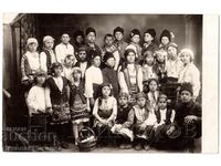 1931 OLD PHOTO POLISH TRUMBESH CHILDREN OF LAZAROVDEN D010