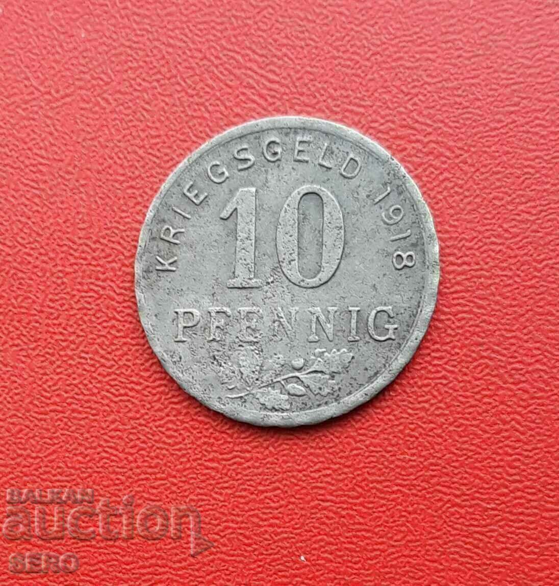 Germania-S.Rhine-Westfalia-Bochum-10 Pfennig 1918