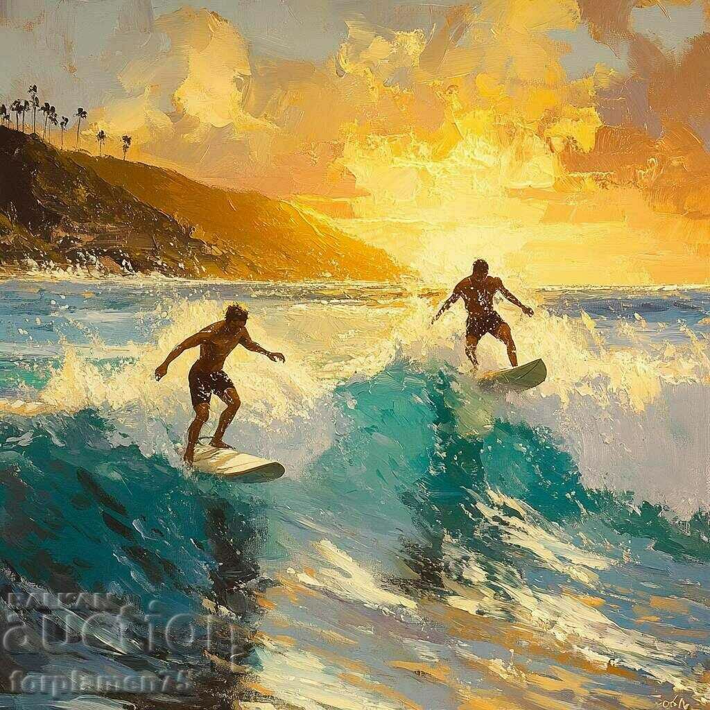 Surfers in Hawaii. Image ® Studio Perfect Image Ltd.