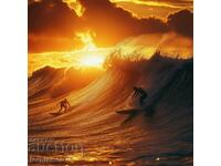 Surfers in Hawaii.  Image ® Studio Perfect Image Ltd.