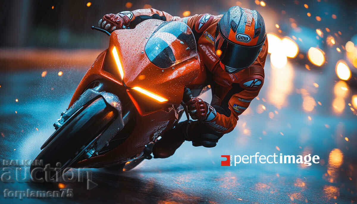 Fuga de motociclete. Image ® Studio Perfect Image Ltd.