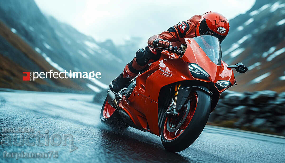 Fuga de motociclete. Image ® Studio Perfect Image Ltd.