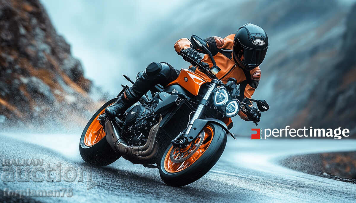 Fuga de motociclete. Image ® Studio Perfect Image Ltd.