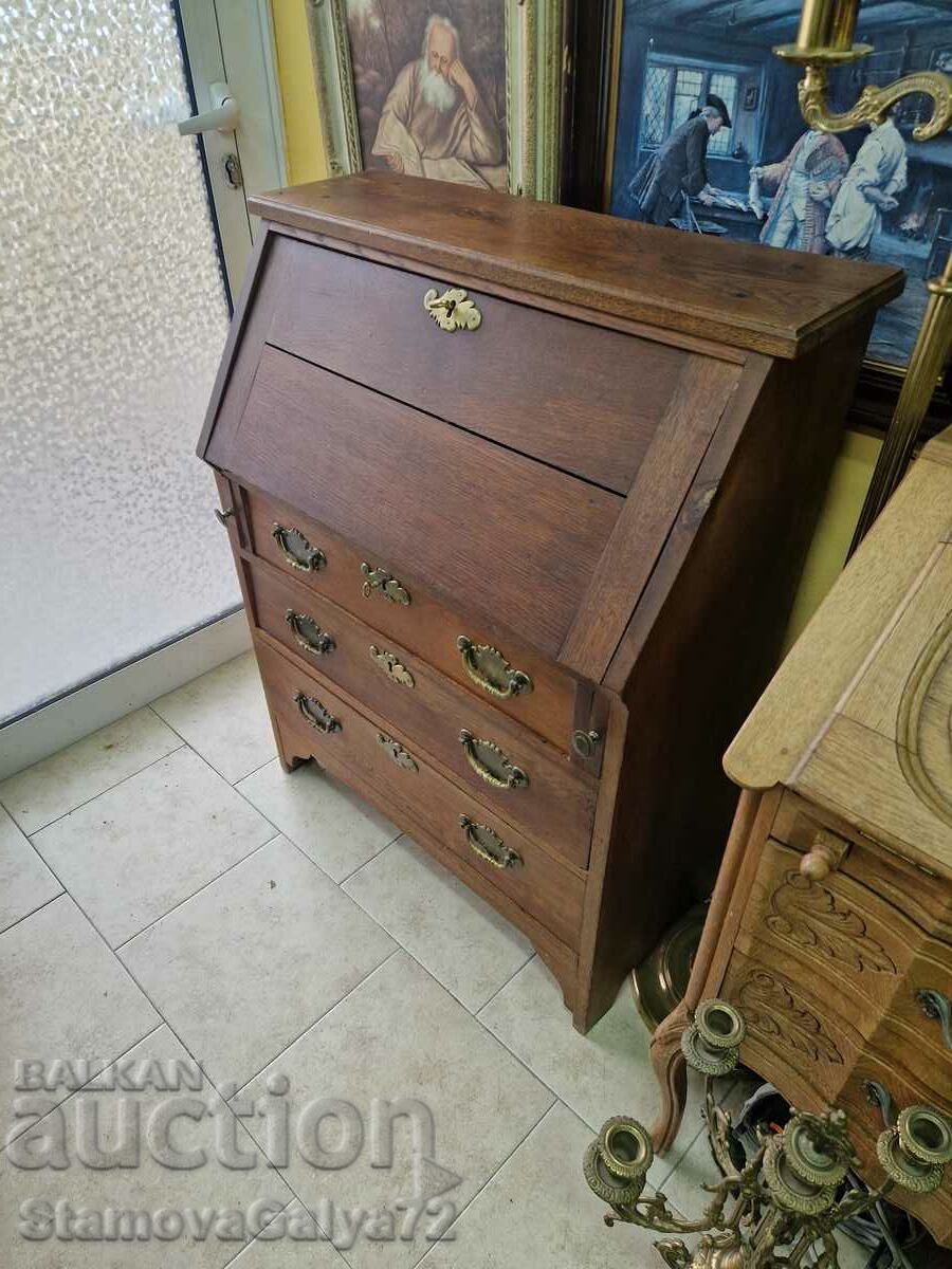 A beautiful antique solid walnut desk