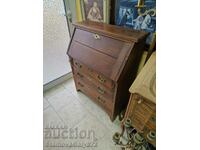 A beautiful antique solid walnut desk