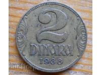 2 dinari 1938 - Iugoslavia