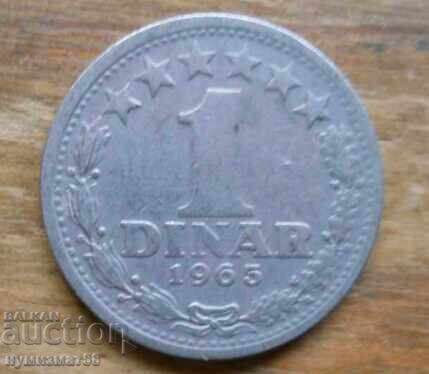 1 dinar 1965 - Iugoslavia