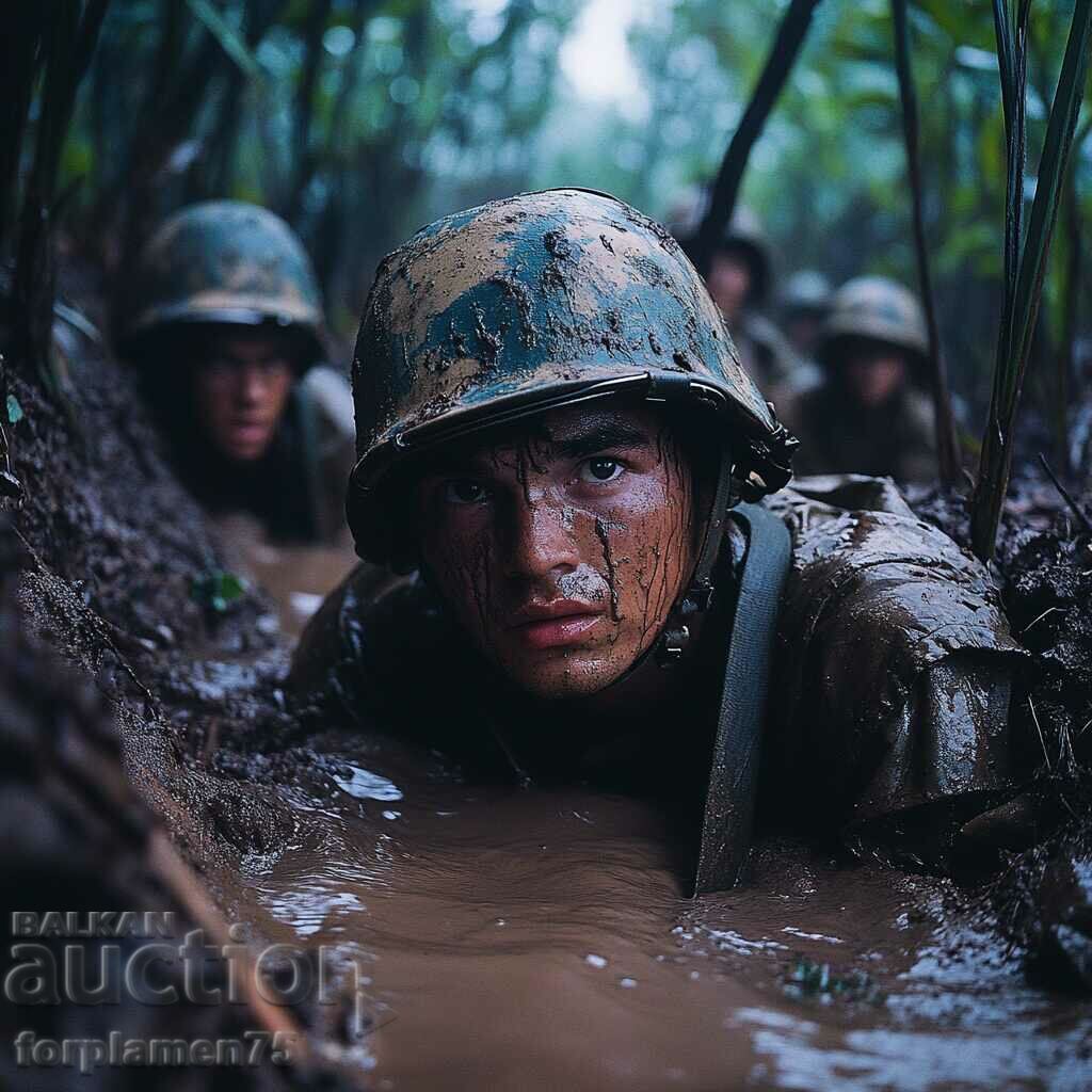 Soldier in Vietnam. Image ® Studio Perfect Image Ltd.