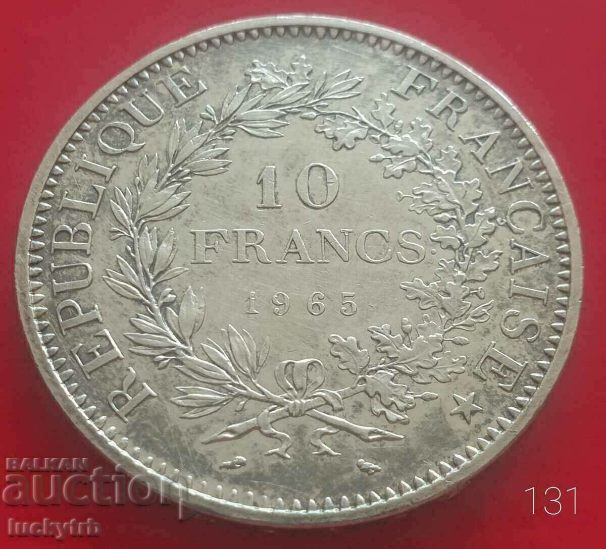 10 francs 1965 - France - Silver