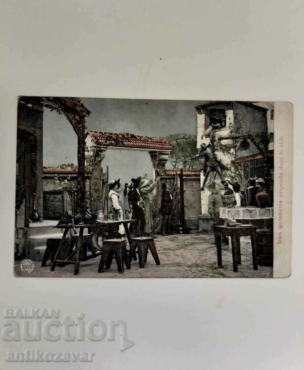 Lot of old postcards, film postcards of Don Quixote - 1910. - 5 Lot of old postcards, film postcards of Don Quixote - 1910. - 5