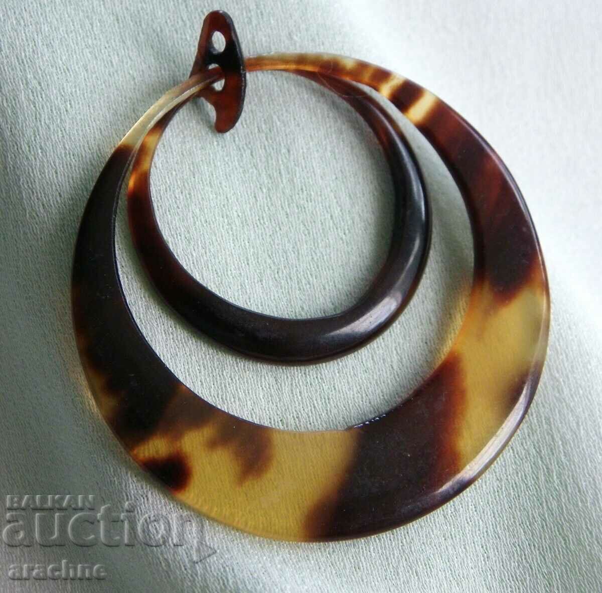 Tortoise shell locket