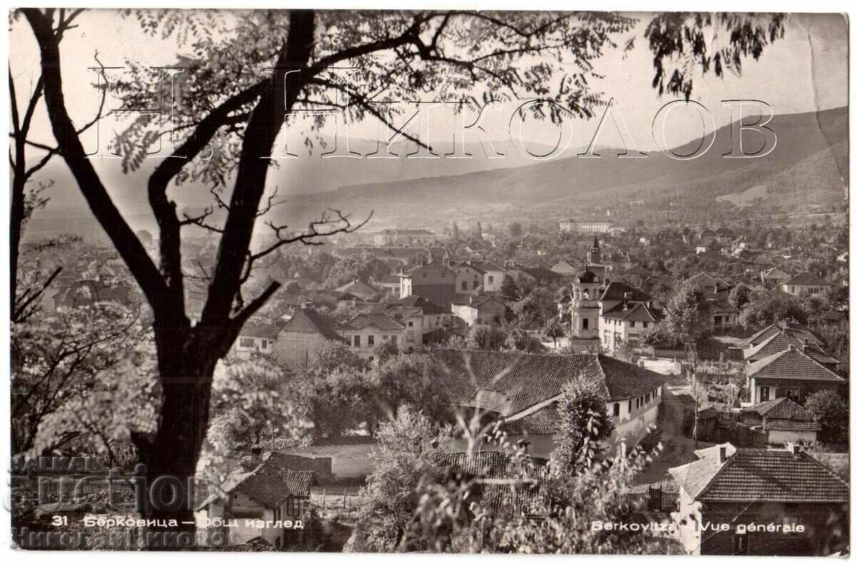 ΠΑΛΙΑ ΚΑΡΤΑ BERKOVICTA ΓΕΝΙΚΗ ΑΠΟΨΗ D024