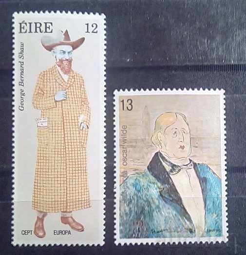 Ireland 1980 Europe CEPT J. Bernard Shaw/Oscar Wilde MNH