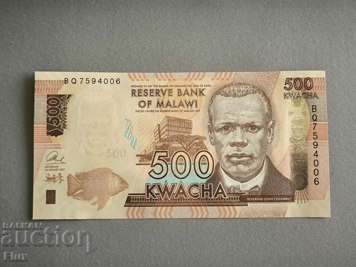 Banknote - Malawi - 500 Kwacha UNC | 2021