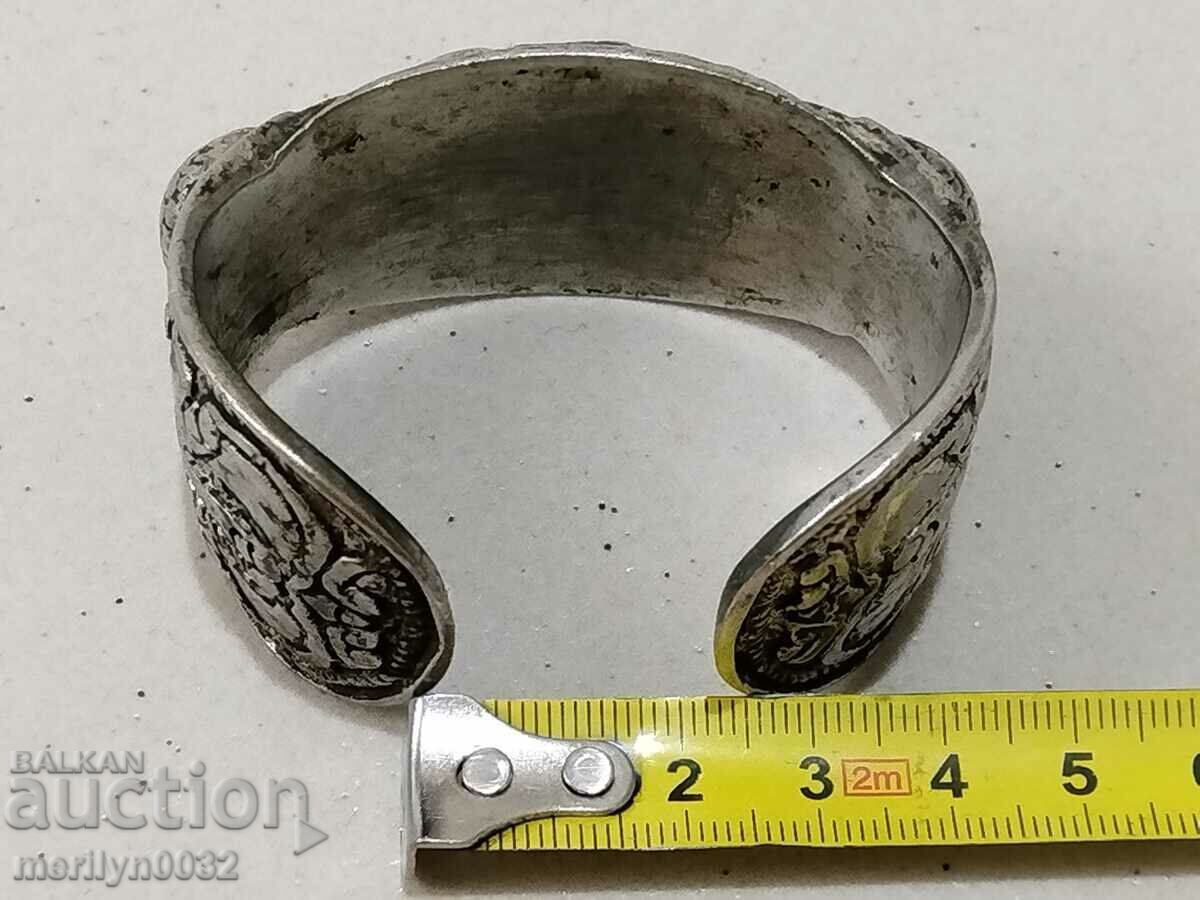 Renaissance silver bracelet slingshot silver jewelry jewelry - 5 Renaissance silver bracelet slingshot silver jewelry jewelry - 5