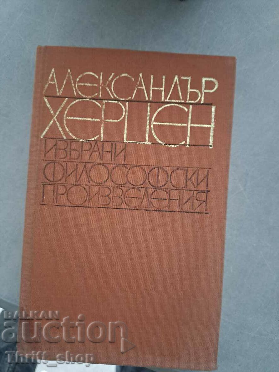 Alexander Herzen Selected Philosophical Works