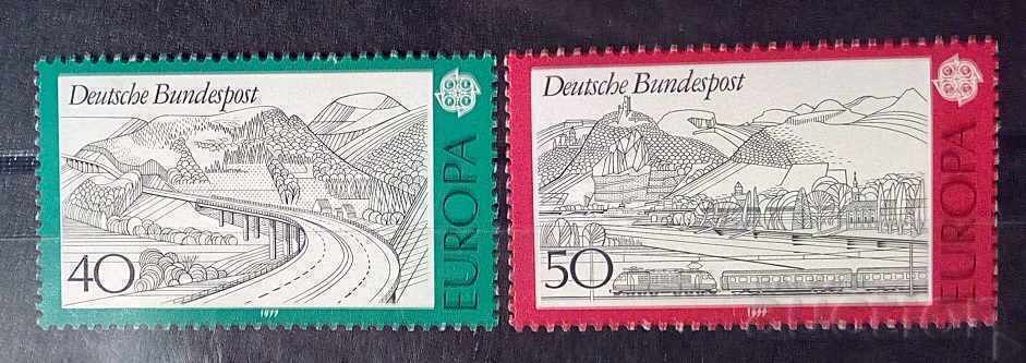 Germany 1977 Europe CEPT Locomotives MNH