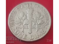 1 dime 1960 - SUA - Argint