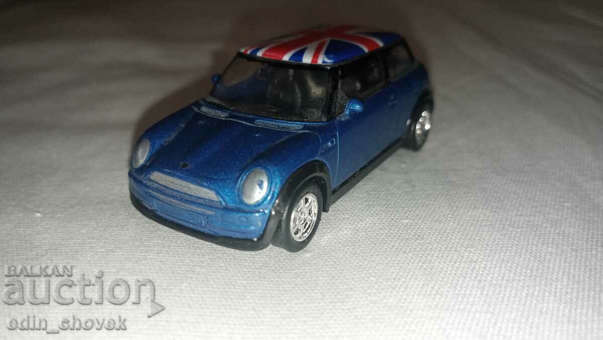 1/60 Welly Mini Cooper cu steagul englez