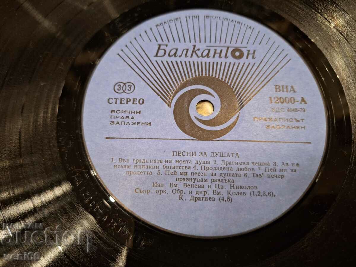 Auction VNA 12000 - Songs for the soul Auction VNA 12000 - Songs for the soul