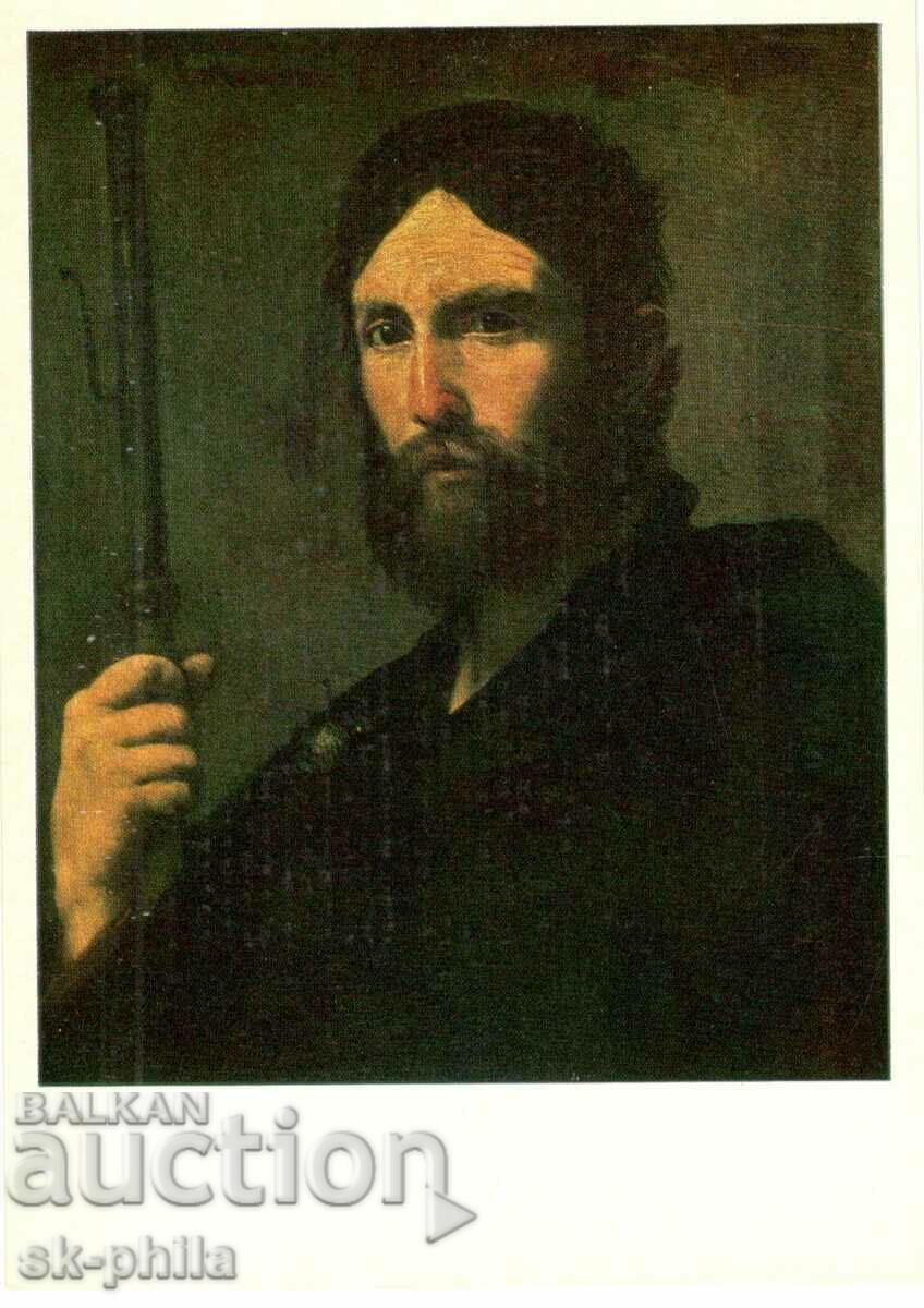 Old postcard - art - Jose Ribera, Apostle Jacob