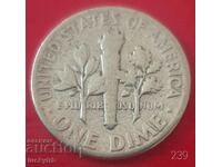 1 dime 1952 - USA - Silver