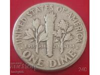 1 dime 1953 - USA - Silver