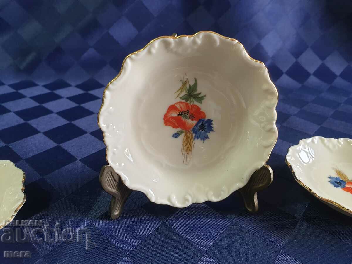 Famag Schönwald Bavaria vintage baroque porcelain saucers with price 90.00 BGN | € 46.02 Famag Schönwald Bavaria vintage baroque porcelain saucers with price 90.00 BGN | € 46.02