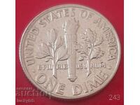1 дайм 1964 - САЩ - Сребро