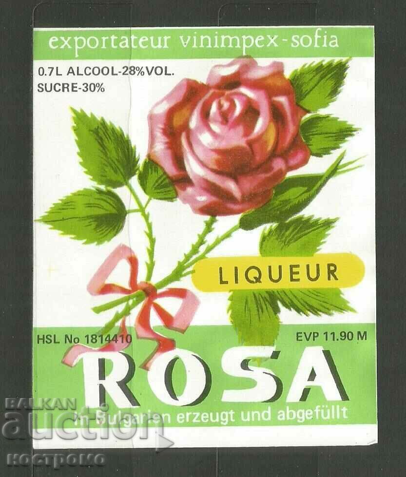 Liqueur Vinimpex Sofia - label - A 4115