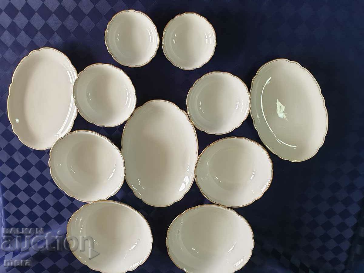 Auction Porcelain bowls and cloths - Inka Seltmann Weiden Bavaria Auction Porcelain bowls and cloths - Inka Seltmann Weiden Bavaria