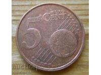 5 cenți de euro 1999 - Olanda