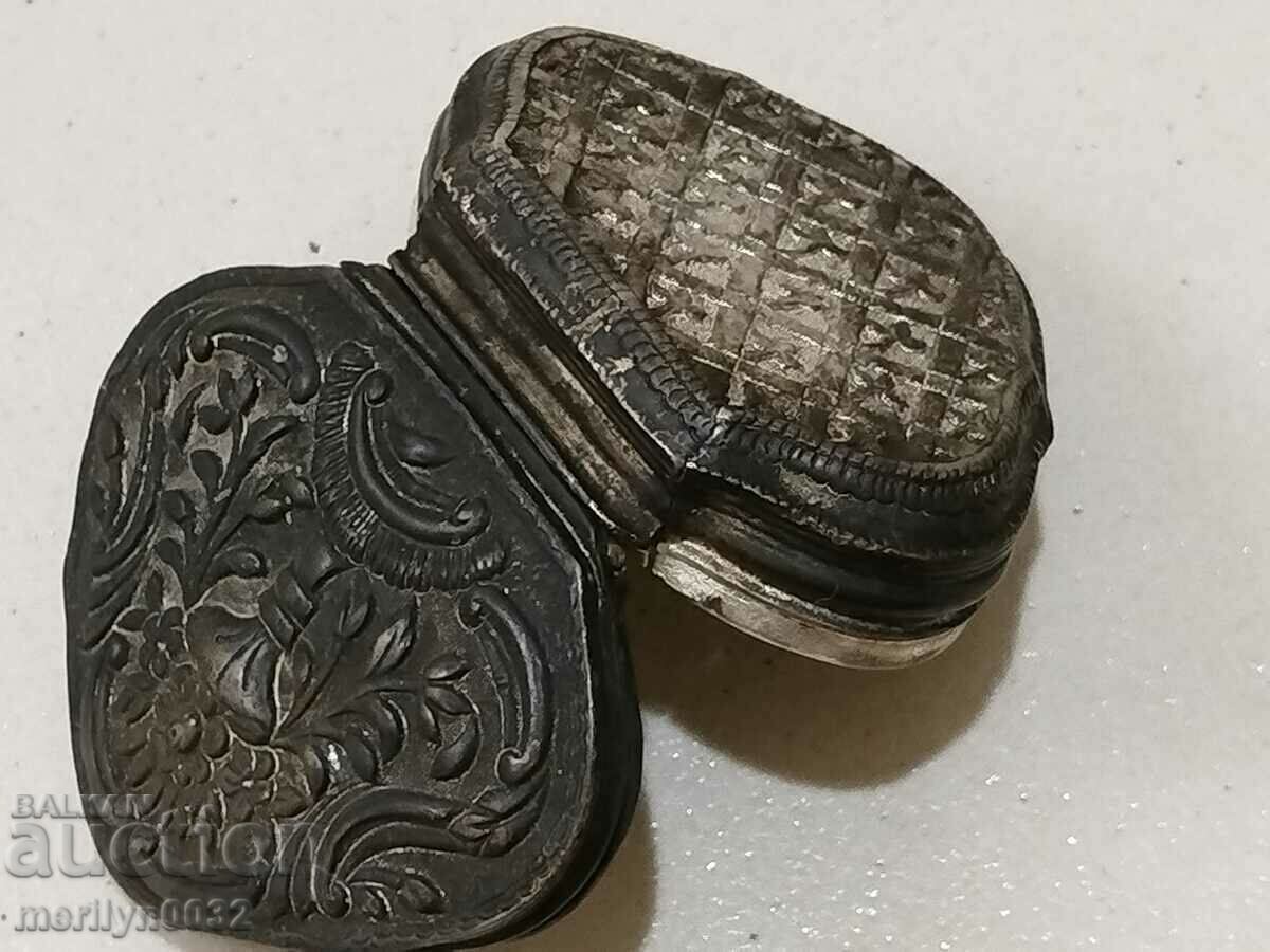 Revival box for snuff opium old dragees silver - 5 Revival box for snuff opium old dragees silver - 5