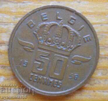 50 centimes 1956 - Belgium