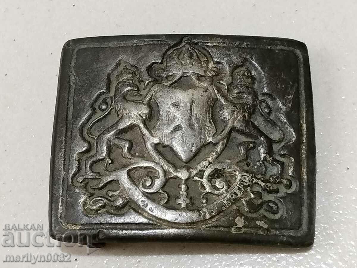 Army NCO Buckle ROYAL COAT OF ARMS Belt