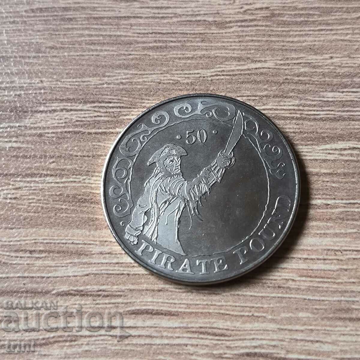 Token 50 Pirate Pounds - Simba Pirate Version 2