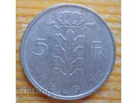 5 francs 1974 - Belgium